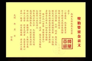 堕胎婴灵超度时怎么写名字字,为堕胎婴灵超度填